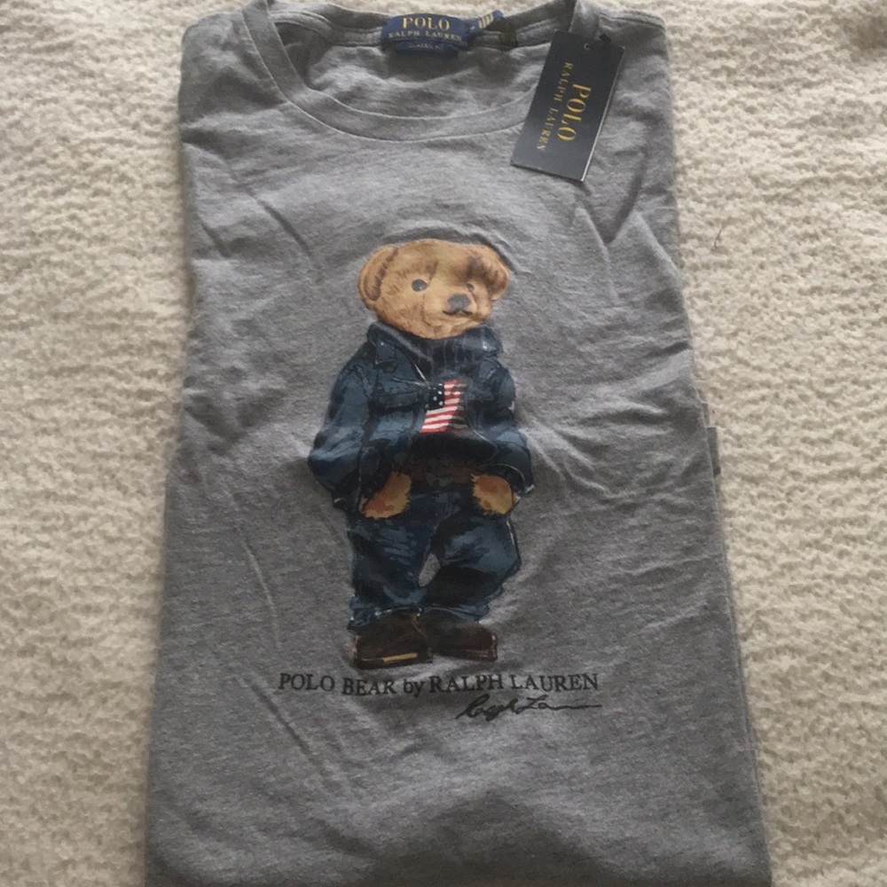 Men’s” POLO RALPH LAUREN TEDDY BEAR T-SHIRT”